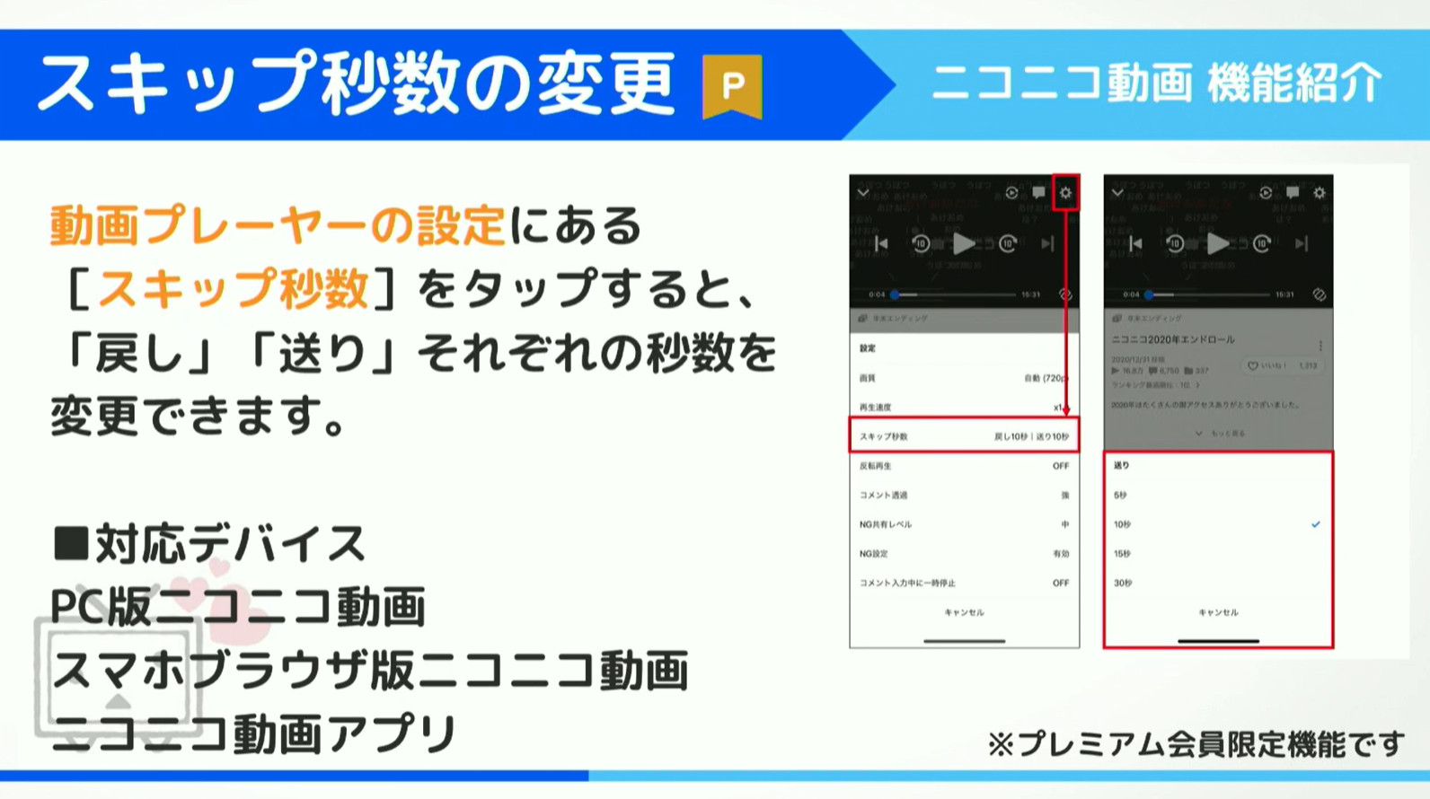 ニコニコニュース 週刊ニコニコインフォ 第41号 レポート T Co I8xtpjrplv ニコニコ の便利機能を紹介するコーナーでは 動画の視聴時に使える 倍速再生 秒数スキップ 反転再生 などの機能の設定方法を紹介 T Co Jug463tkzm