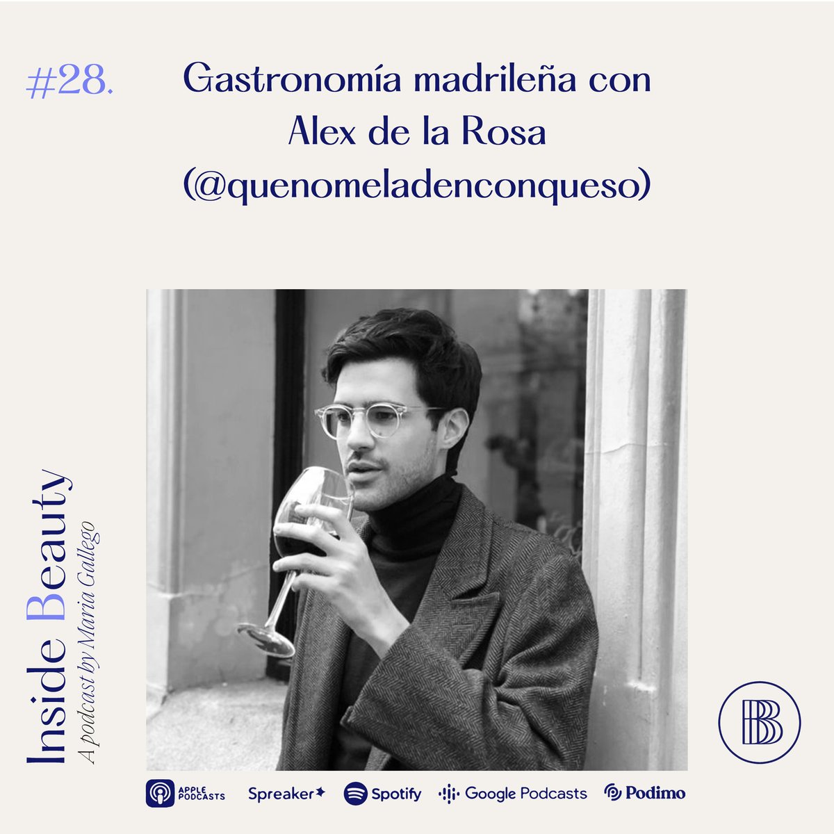 Hablamos de nuevas aperturas, propuestas increíbles, bares castizos o sitios donde tomar el aperitivo. 

Disponible en Spotify, Apple Podcasts, Amazon Music y demás plataformas. 

#podcasts #podcastenespañol #gastronomia #food