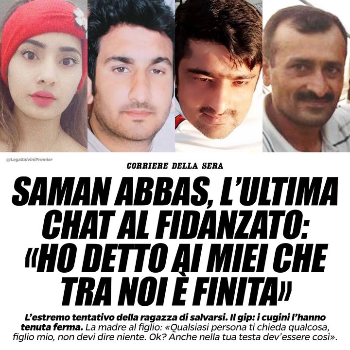 Da www.corriere.it la foto di saman abbas con il livido sulla guancia prima di scomparire, tra i tanti video e messaggi inviati da saman abbas al suo fidanzato c'è anche una sua foto, un selfie scattato molto da vicino per mostrare un grande livido. Fidanzato Saman Abbas Instagram - Lega Salvini Premier On Twitter Corriere Della Sera Saman Abbas L Ultima Chat Al Fidanzato Ho Detto Ai Miei Che Tra Noi E Finita L Estremo Tentativo Della Ragazza Di Salvarsi Il