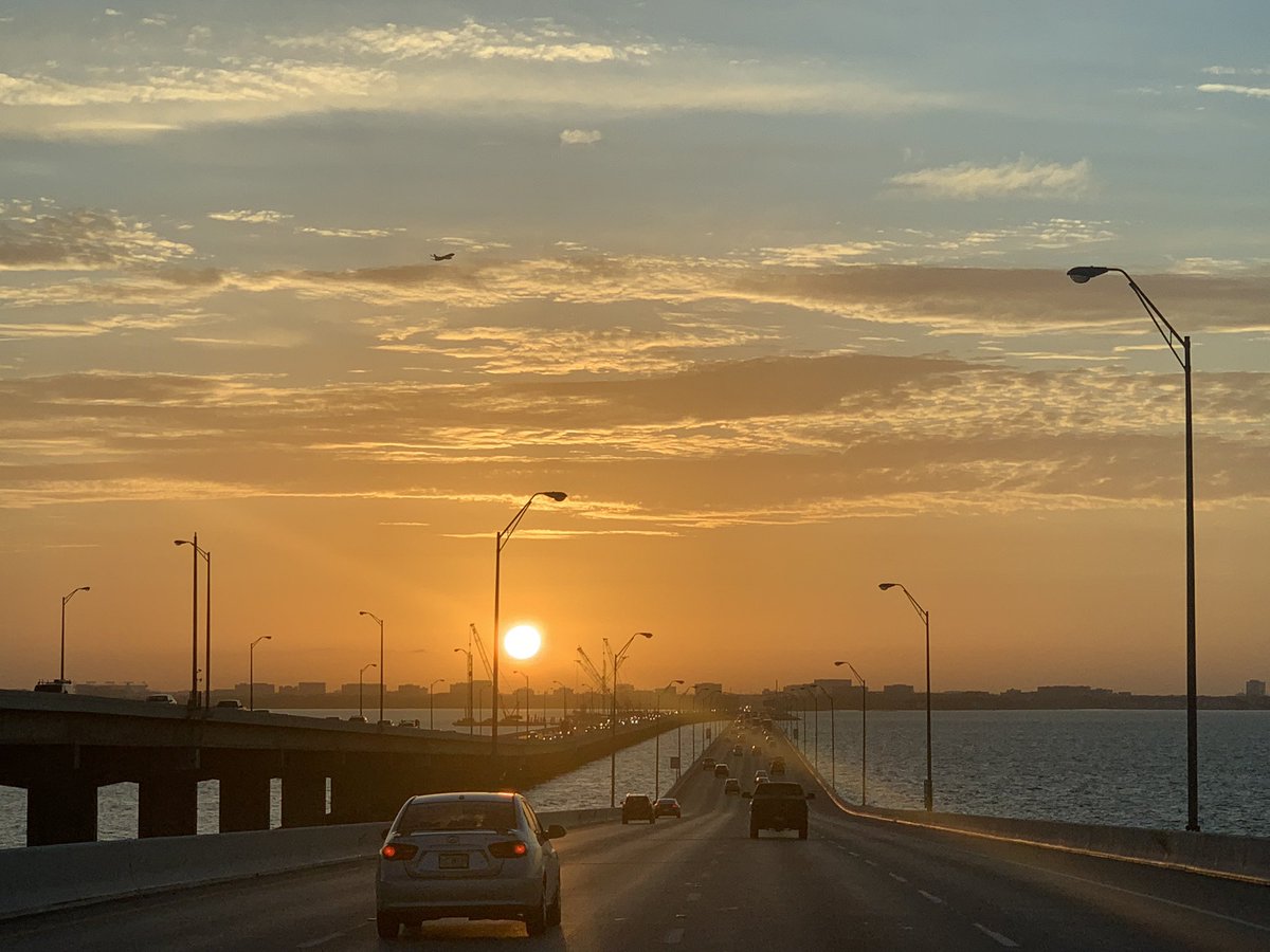 NaturingCatDad's tweet photo. Good morning Tampa Bay! #sunrise #Tampa #wednesdaythought https://t.co/IwdXxxSjUO