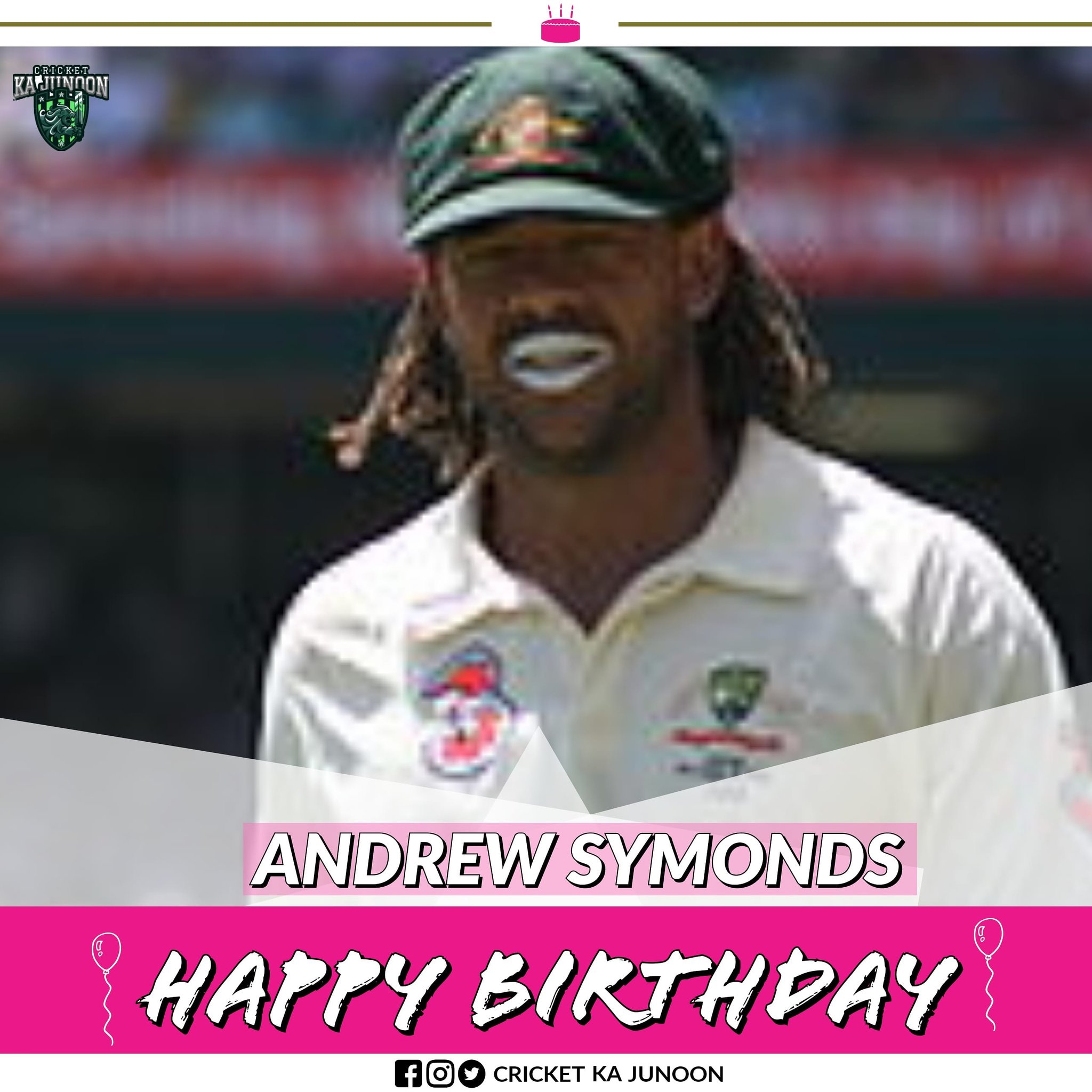 Happy Birthday to Australian All Rounder Andrew Symonds  