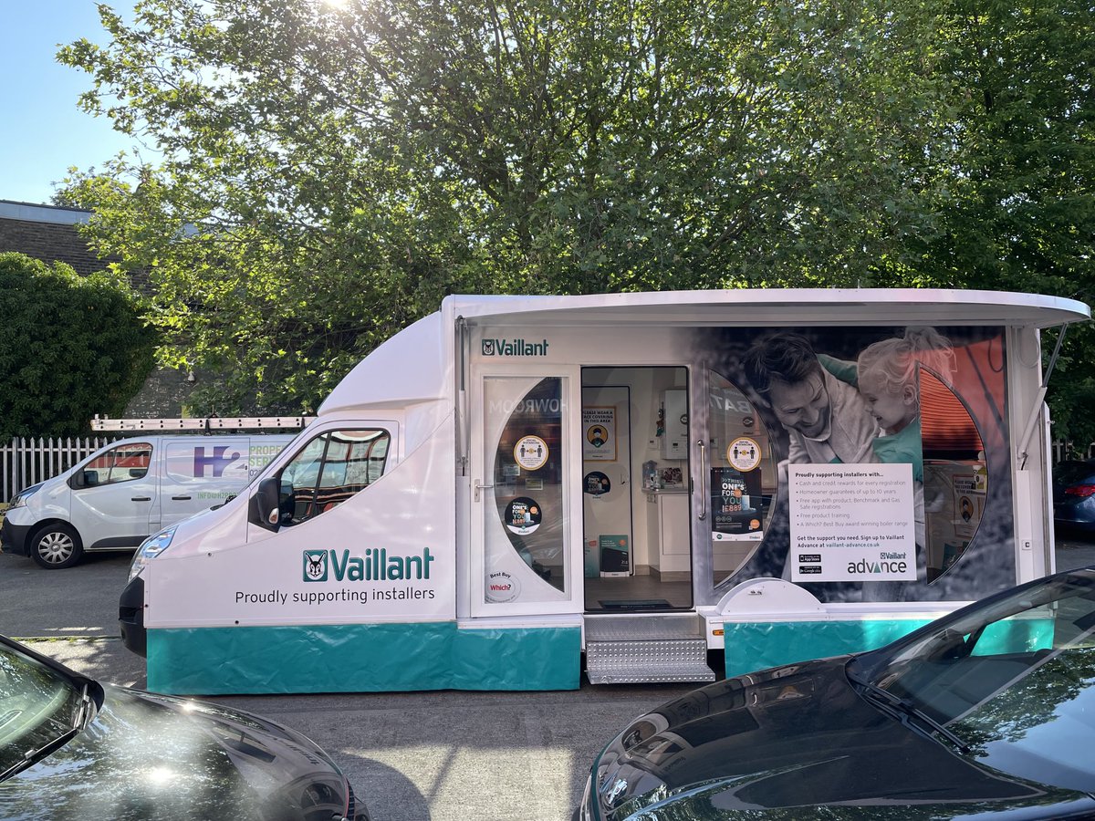 Join us this morning with the Vaillant “tour bus” and our good friend Med Labari.
We look forward to seeing you ⁦<a href="/vaillantuk/">Vaillant UK</a>⁩ ⁦<a href="/HPSMerchant/">HPS Merchant</a>⁩