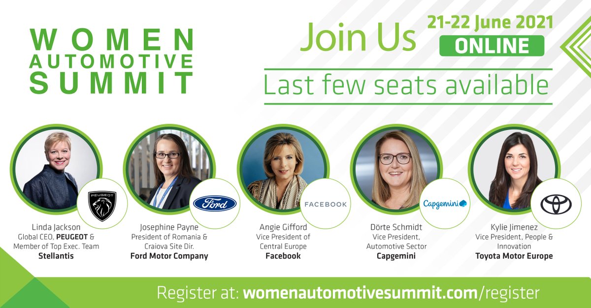 WES1919's tweet photo. There are just a few days of discounted registration left for the #WomenAutoSummit. Book your place today! https://t.co/ppIsWtbCDx #WomenAutomotiveNetwork https://t.co/4hu5DJZuat