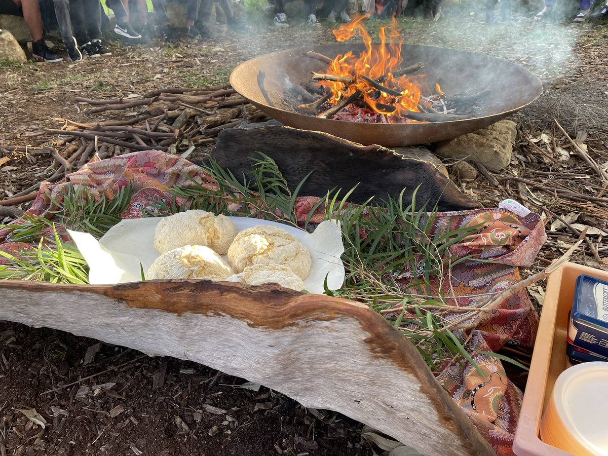 daceyville's tweet photo. Great afternoon of learning and community. Thanks Aunty Trish for teaching us how to make damper and leading a yarning circle. #LoveWhereYouLearn https://t.co/JCGaz0uIeB