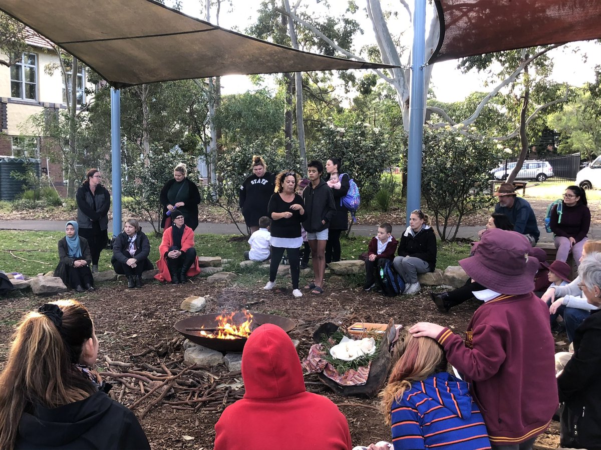 daceyville's tweet photo. Great afternoon of learning and community. Thanks Aunty Trish for teaching us how to make damper and leading a yarning circle. #LoveWhereYouLearn https://t.co/JCGaz0uIeB