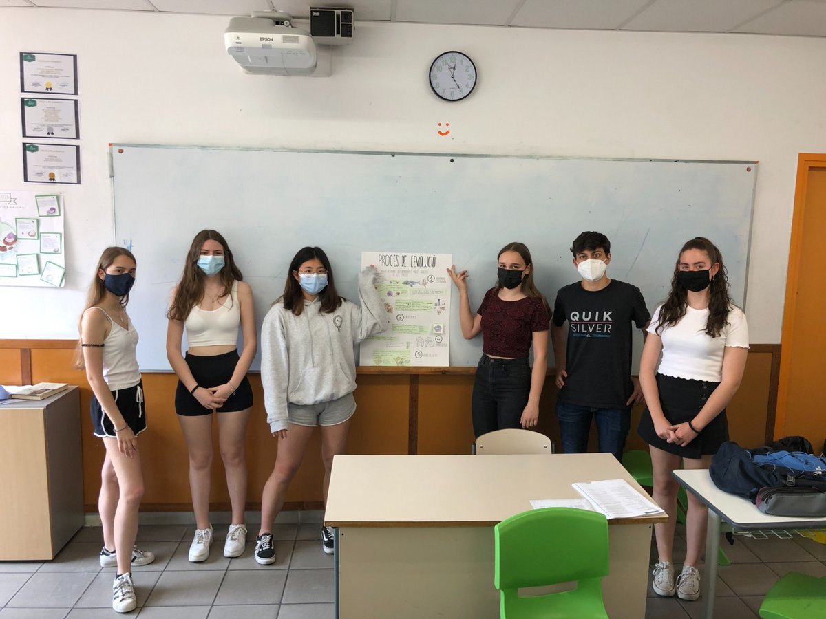 epiasabadell's tweet photo. A 4t d'ESO hem treballat una infografia per a presentar les proves que confirmen la teoria de l'evolució. Cada grup ha escollit quins eren els elements + importants, com disposar-los i amb quins dibuixos, esquemes o textos. Aquest n'és el resultat!
#ESOPIASABADELL https://t.co/fLfjk8cQuK