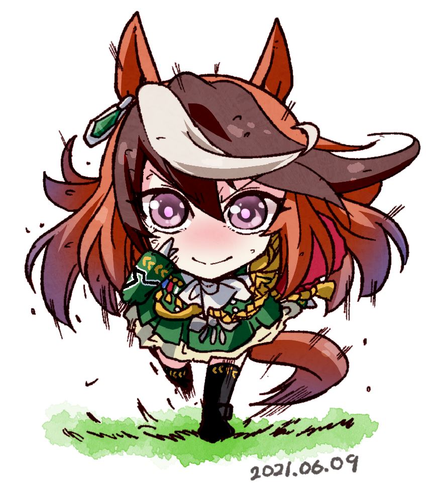 symboli rudolf (umamusume) 1girl animal ears horse ears tail horse girl horse tail solo  illustration images