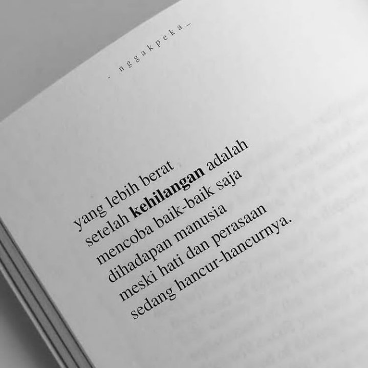 Mencoba baik-baik saja, meskipun berat