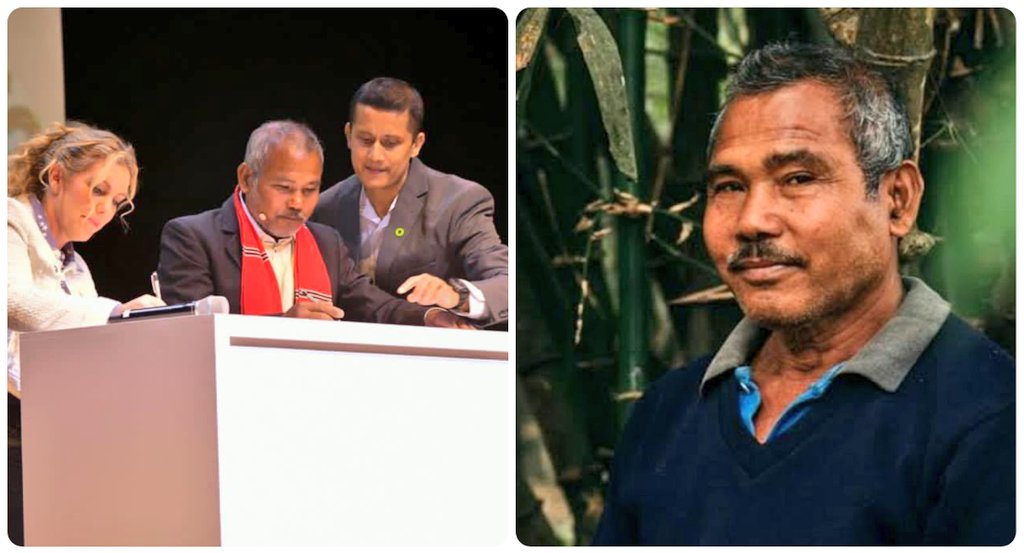 #ForestManOfIndia Jadav (Molai) Payeng to be in #Mexico for 3 months each year for next 10 years to guide #students for massive #TreePlantation of 8 lakh hectares of land. He said, ' I need to change the world #green for the young...' 
#JadavPayeng #Assam #ForestMan 
#motivation