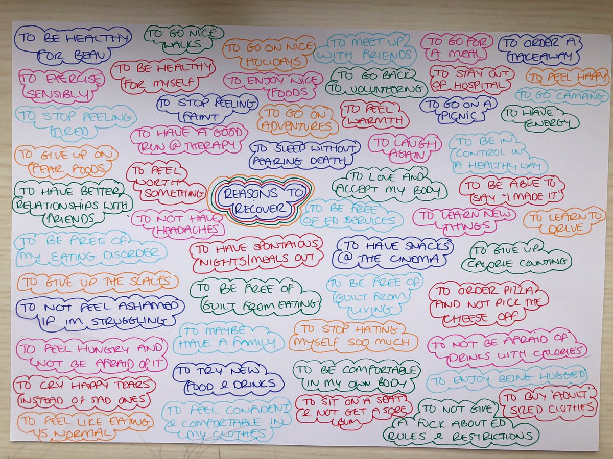 squiggles_09's tweet photo. Reasons To Recover... #recovery #reasonstorecover #anorexia #edrecovery #hospital #eatingdisorder #inpatient https://t.co/ohDVwwmNjD