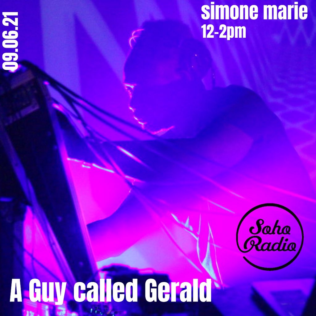simone marie (@simonemarie4) on Twitter photo My guest on the show today is dance music innovator <a href="/guycalledgerald/">A Guy Called Gerald</a> discussing his musical journey plus new music from <a href="/TheAvalanches/">The Avalanches</a> <a href="/NewCandys/">New Candys</a> <a href="/RafRundell/">Raf Rundell</a> <a href="/James__Righton/">James Righton</a> @trentemoeller <a href="/delsinrecords/">Delsin Records</a> #artefakt + more x
listen live 12-2pm <a href="/sohoradio/">Soho Radio</a>
sohoradiolondon.com My guest on the show today is dance music innovator <a href="/guycalledgerald/">A Guy Called Gerald</a> discussing his musical journey plus new music from <a href="/TheAvalanches/">The Avalanches</a> <a href="/NewCandys/">New Candys</a> <a href="/RafRundell/">Raf Rundell</a> <a href="/James__Righton/">James Righton</a> @trentemoeller <a href="/delsinrecords/">Delsin Records</a> #artefakt + more x
listen live 12-2pm <a href="/sohoradio/">Soho Radio</a>
sohoradiolondon.com