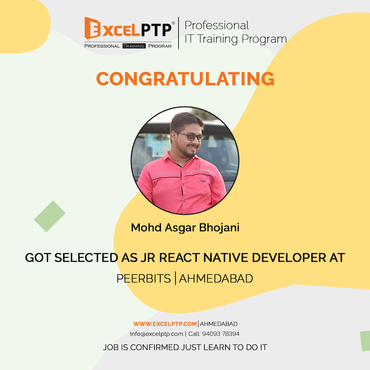 ExcelPTP's tweet image. Are you Graduate! 
Looking for professional training with job surety?
Then Get your first job just in 4 months! 
#jobopportunities #employment #lookingforchange  #jobpostings #jobopenings #jobvacancies #opportunity #jobsearching #jobopportunity #openings  #jobseeking