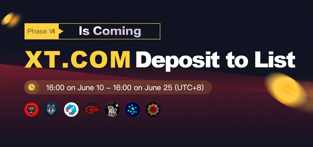 📣 XT.com Deposit to List Phase Ⅶ Is Coming 📣 💎7 projects: FASTMOON, CC, GHD, Safewolf, KINBA, DOGZ, BIJU ! ⏰ Time 16:00 on June 10 - 16:00 on June 25, 2021 (UTC+8) 💖Scan the QR code to support the project 💖 Details🔗 xtsupport.zendesk.com/hc/en-us/artic…