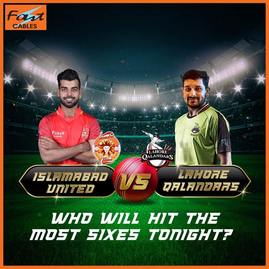 FastCablesLtd's tweet image. Predict the right answer &amp;amp; win #IslamabadUnited branded shirts.

Follow these steps:

• Like &amp;amp; Follow Fast Cables Page
• Share this post with the hashtag #WinWithFastCables
• Give your answer in the Comments section till to win
• 5 Lucky winners will be chosen via luckydraw