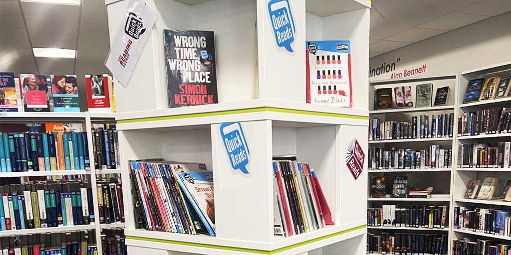 stocktonlibrary's tweet photo. If you're looking for a short easy to read book why not try one of these #quickreads? Free to borrow from any #StocktonLibrary https://t.co/JVr1coZAhq
