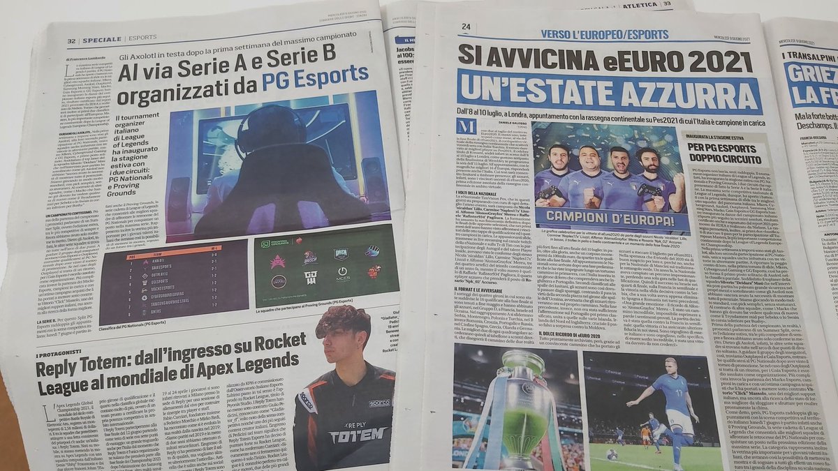 Esports Breakfast con <a href="/CorSport/">Corriere dello Sport</a> e <a href="/tuttosport/">Tuttosport</a> : dal #PGNATS di <a href="/PGEsportsIT/">PG Esports</a> all'impresa dei <a href="/Reply_Totem/">REPLY TOTEM</a> !
