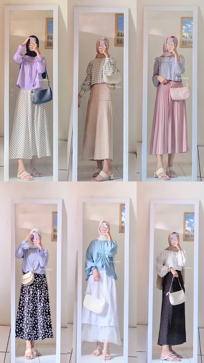 OOTD + rekomendasi olshop ala h0neymilktea_ 🤍✨

- a thread