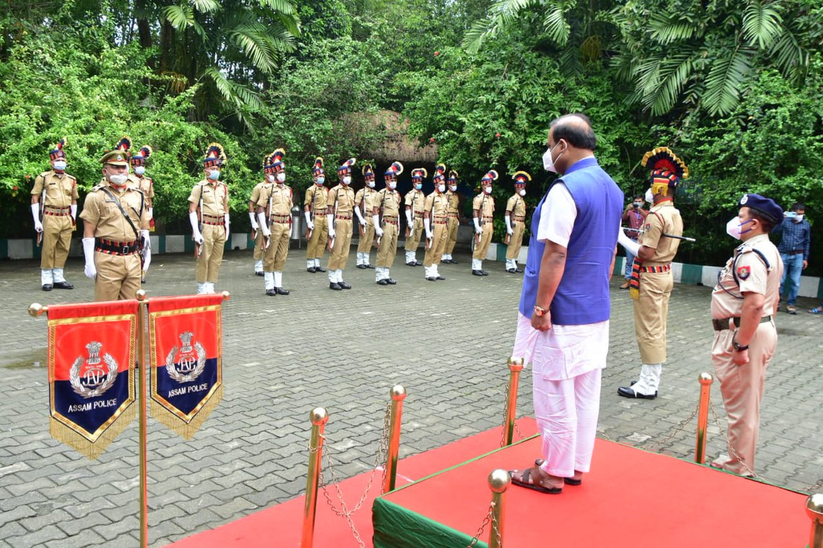 assampolice's tweet photo. The first ever SP Conference, chaired by Hon' CM Shri @himantabiswa, today will surely pave the way for ensuring effective &amp; professional policing in the State.

We thank the Hon' CM for his presence, dynamic leadership &amp; valuable guidance.

@DGPAssamPolice https://t.co/aWZ8fLxuB8
