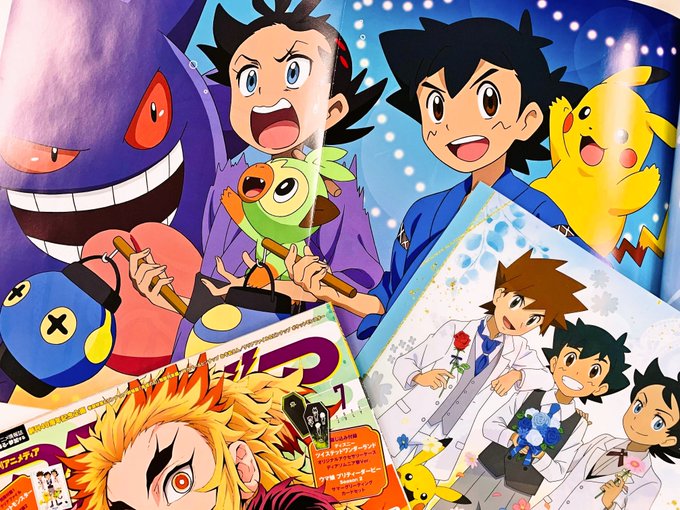 ポケモンアニメ 肝試しイラストやジューンブライド風クリアファイル登場