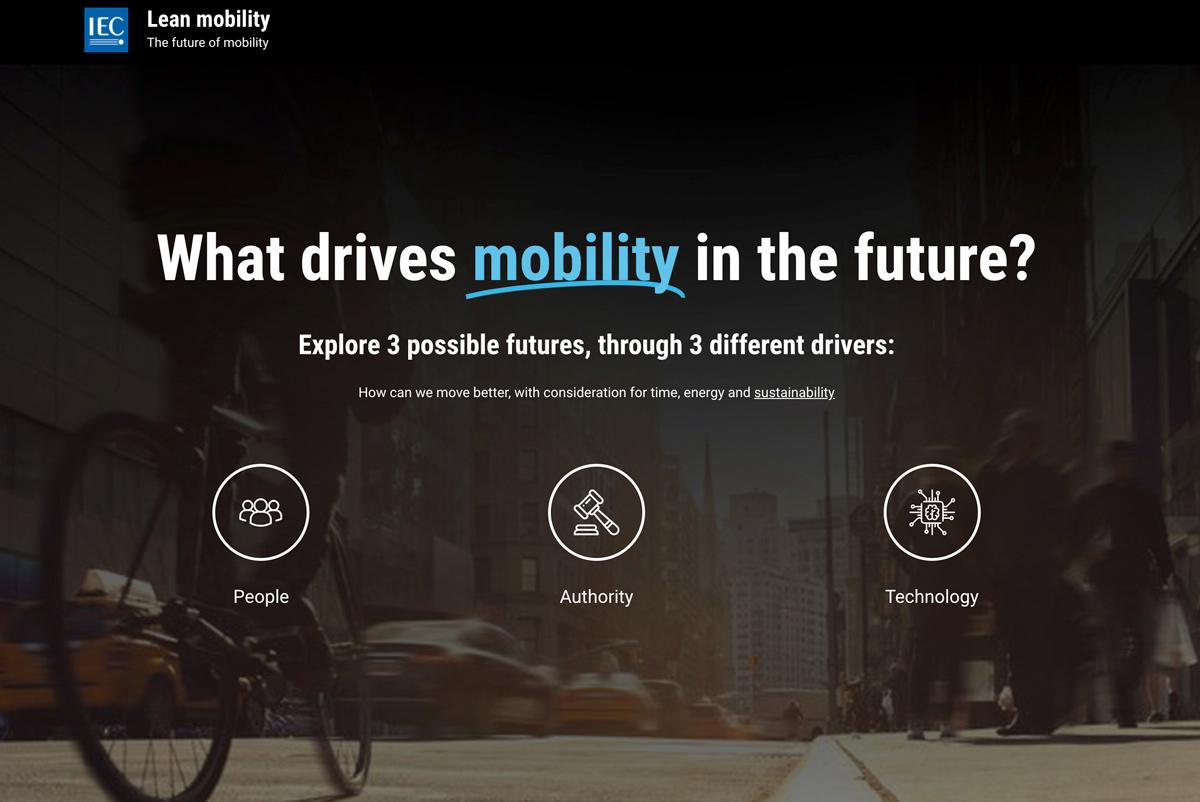 IECStandards's tweet photo. Visit our new interactive #LeanMobility website and explore the future scenarios: https://t.co/RMk3YLumI2
Find out more about the project: https://t.co/FInbCcOhKN https://t.co/vdfjKP62j1