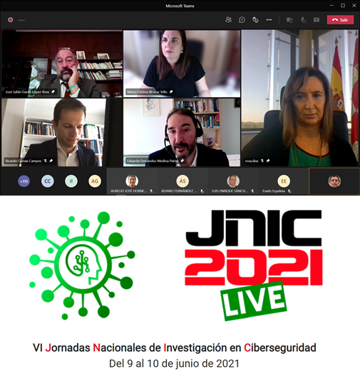 cbravosantos's tweet photo. Asistiendo a Jornadas Nacionales de Ciberseguridad (JNIC 2021 Live) 🛡️🔐, organizadas  por @GrupoGSYA @GrupoAlarcos de @esiuclm @uclm_es  junto a @INCIBE. Felicidades x organización 👏

#ciberseguridad
👉Eje estratégico España Digital 2025
👉Nuevo perfil #ComputingCurricula2020 https://t.co/n3LEROzorI