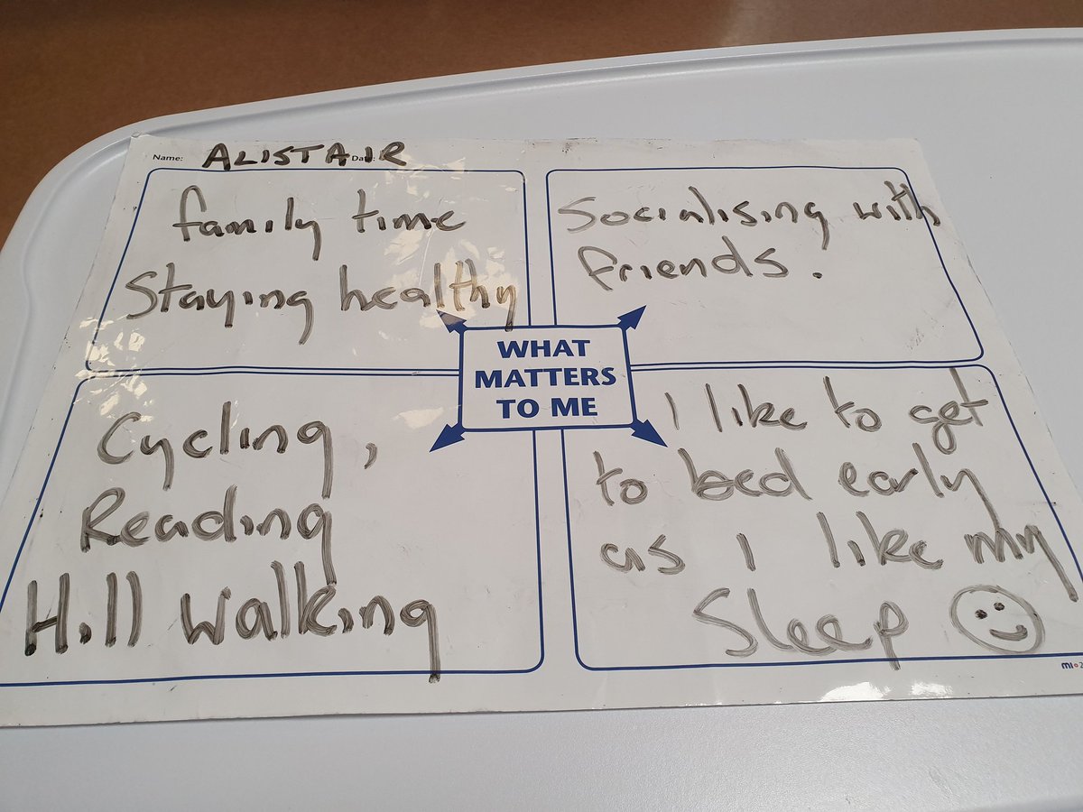 Alistairchappel's tweet photo. Its national What Matters To Me day here in #ward36rah @NHSGGC
@NHSGGCClydeAHP @WMTYScot #wmty21 https://t.co/bl8DKwV2PD