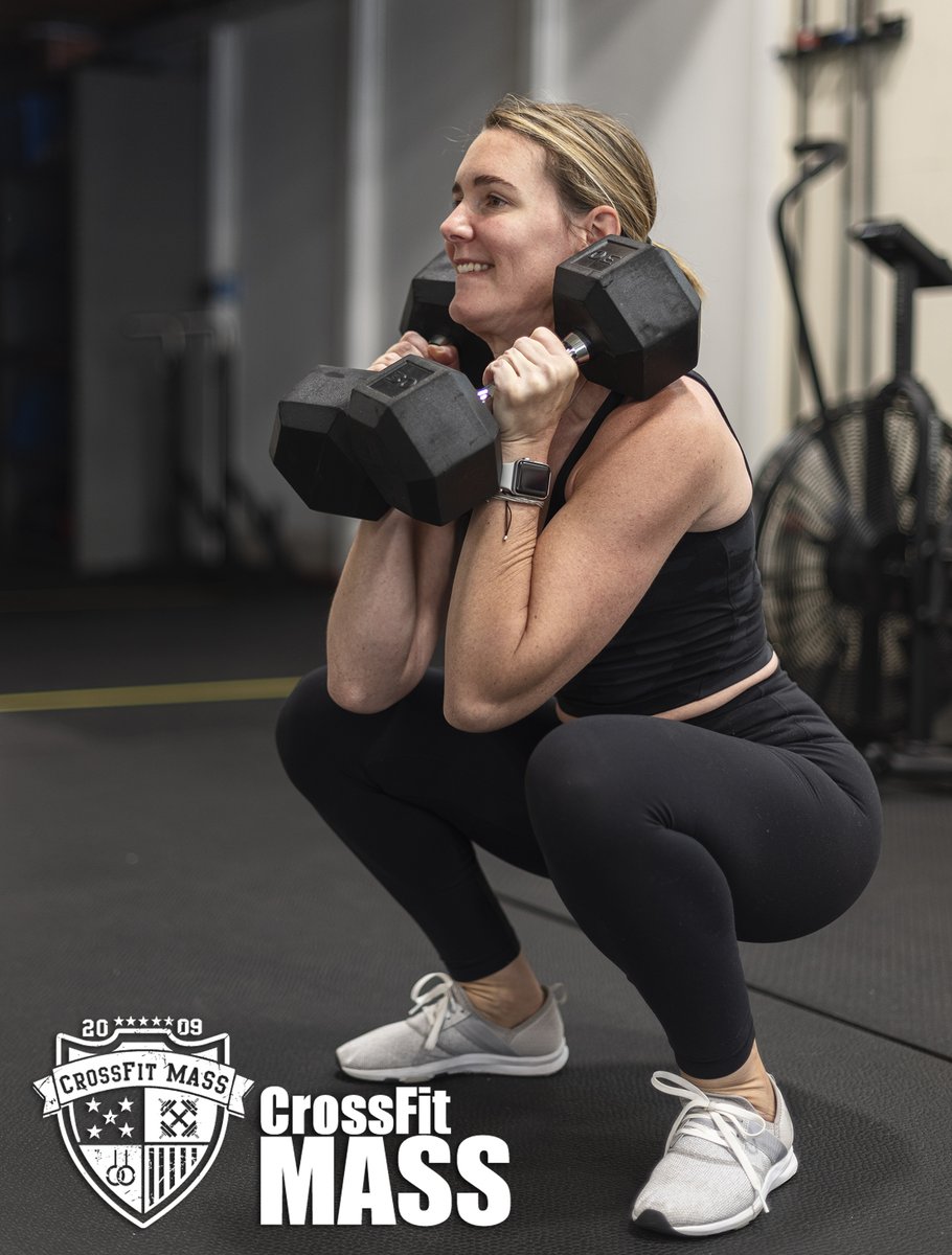 'Your goals will introduce you to your friends.'
- David Imonitie

Today's workout - crossfitmass.com/35818-2/

#squats #health #fitdam #dumbbells #dothework #community