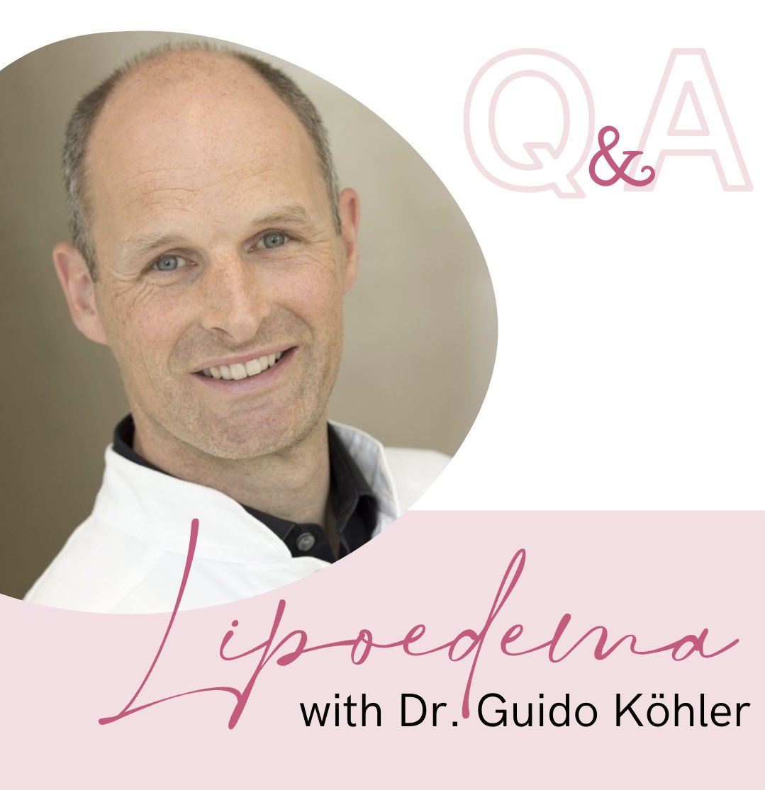 lipoelastic's tweet image. Do you have any #questions about #lipedema #lipoedema and it&apos;s the treatment? Ask away our guest star Dr Guido Kölher #answersoninstagram @lipoelastic next week!
