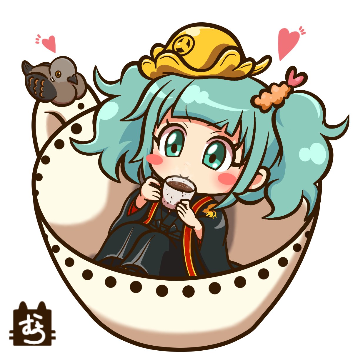 おいでよ名古屋 おいなご Rt Munyan Patipati コーヒー飲み飲み まだカップに口つけてるだけだけど おいなごちゃん おいなごちゃんを描いてみた T Co 9ajtksnzyo Twitter