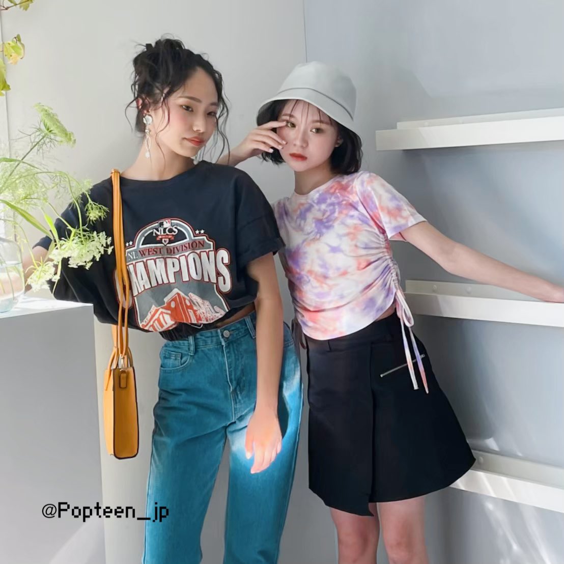 Popteen ポップティーン 今月号の 上半身を細く見せるtシャツ 企画はもうチェックしたかな 着こなし次第で甘くも辛くもなれるヤセ見えトップスを夏はペビロテしてね Jk1コンビのさくてぃん りこぱ Popteen Tシャツコーデ さくてぃん りこ Popteen ポップティーン 今月号の 上半身を細く見せるtシャツ 企画はもうチェックしたかな 着こなし次第で甘くも辛くもなれるヤセ見えトップスを夏はペビロテしてね Jk1コンビのさくてぃん りこぱ Popteen Tシャツコーデ さくてぃん りこ