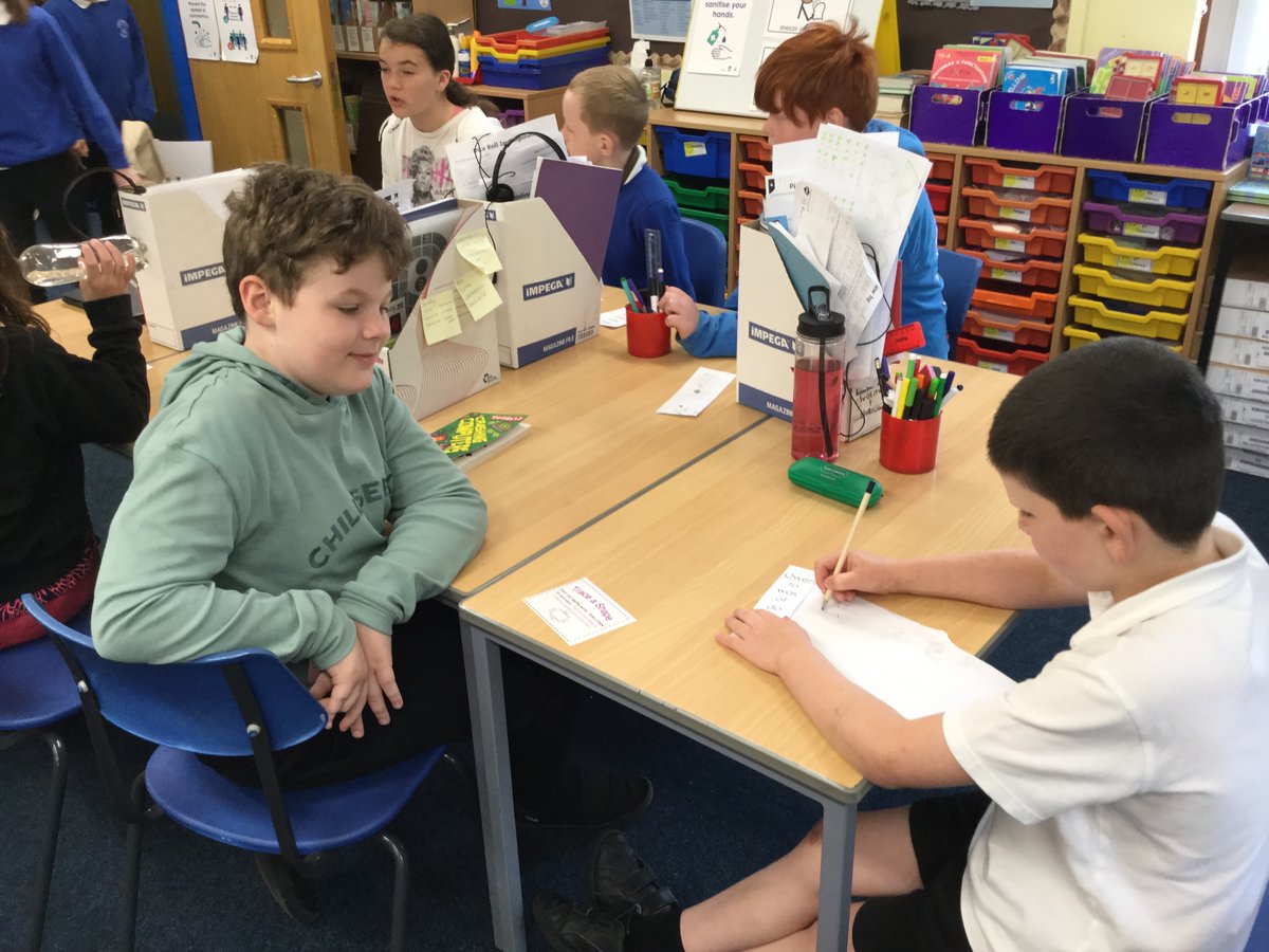 A fun active spelling start to our transition morning in p3-7. <a href="/AberlemnoPS/">Aberlemno PS</a> #transition