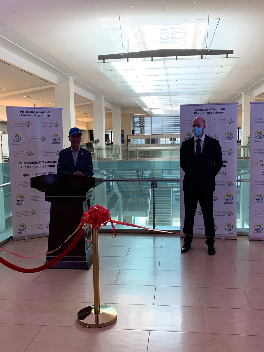 What a great morning! We officially opened the Sustainable &amp; Synthetic Biotechnology Research Group at #KAUST. <a href="/KAUST_News/">KAUST</a> @KaustRPP @HorsingJig <a href="/s_overmans/">Sebastian Overmans, PhD</a> <a href="/SaGutierrezz/">Sergio Gutiérrez 👨‍🔬🦠🧬</a> <a href="/GordonWellman/">Gordon Wellman</a>. Including lab tour to our senior leadership. Thanks to #BESE division for the event support!