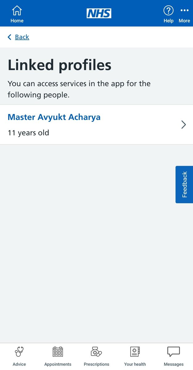 chitraacharya's tweet photo. Woo-hoo 👏🏾 I've just got #ProxyAccess to my son's profile #LinkedProfile
Now I can:
🔸️book his appointment
🔸️order his repeat prescription
🔸️view his medical record
Thanks @NHSDigital @NHSX @Connectnotts @ElmswoodSurgery @NHSNottsCCG @Notts_ICS @_HWNN
#CarersWeek #WMTY21 https://t.co/ld4dXOzqrn