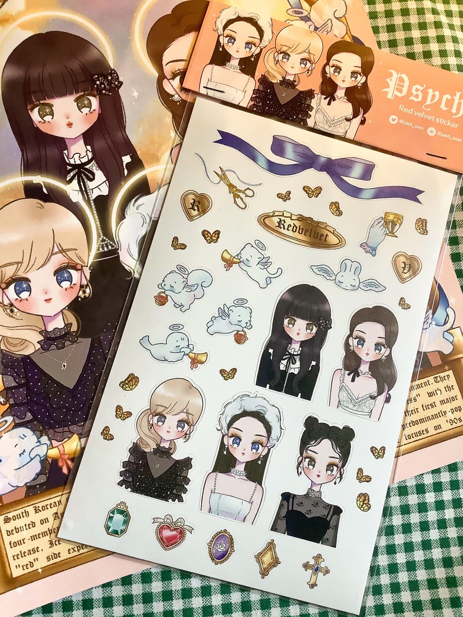 เอาน้องสติ้กเกอร์มาให้ดูชัดๆค่ะ น้องเป็น pvc เนื้อแมต หมึกพิมพ์uv ค่ะ เพราะงั้นน้องเลยทนทานมาก แปะไอแพดหรือผิวด้านนอกไม่ลอกแน่นอน ทนแดดทนฝน❕✨