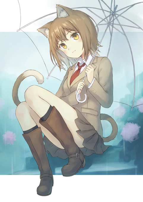 #ケモミミ絵師集まれ 
制服のケモっ子などを描いてます! 