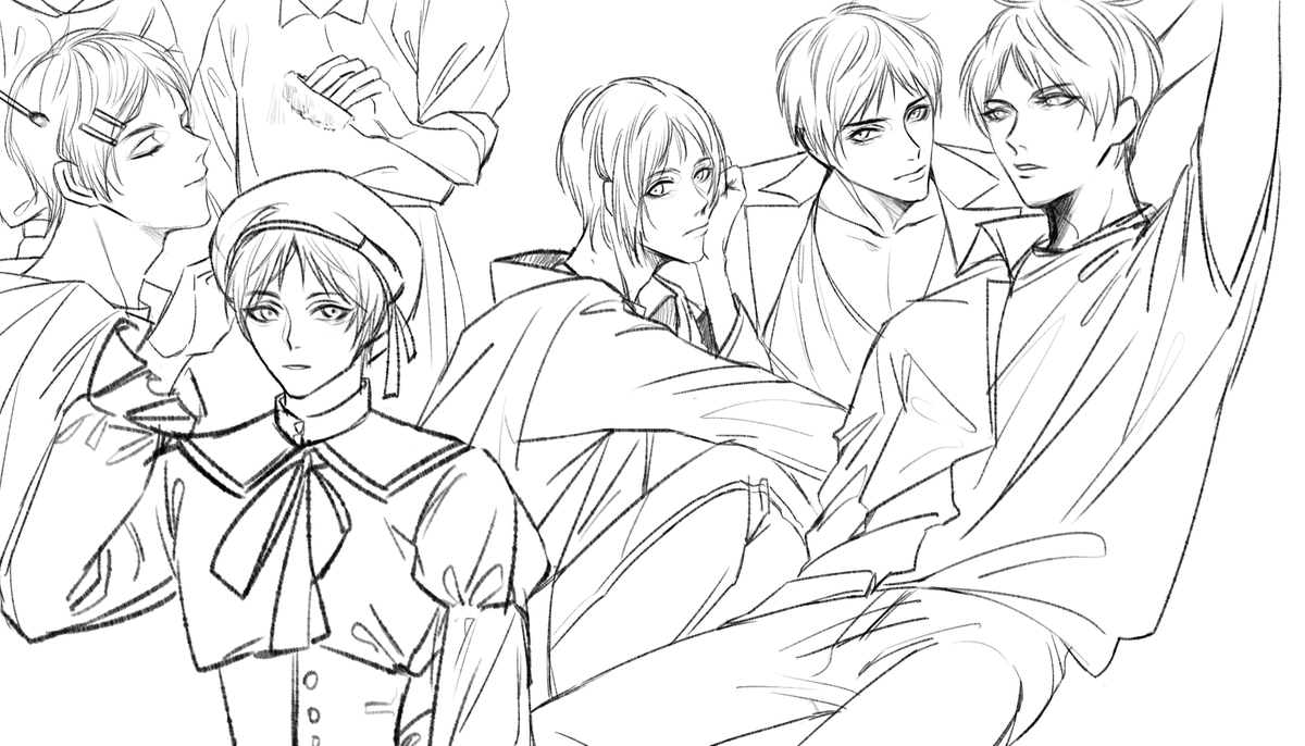 #Erenyeager Model AU!!

i read Haute too much recently, Haute! Eren living rent free in my head🦍🦍 