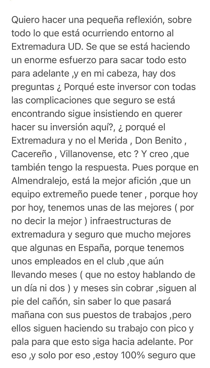 ipn82's tweet photo. Mi humilde opinión sobre la situación actual del @EXT_UD , fuerzas y ánimos para @kikedeasis y esto seguro que le gustará a @LorenGonCa https://t.co/HFv3hEifsH