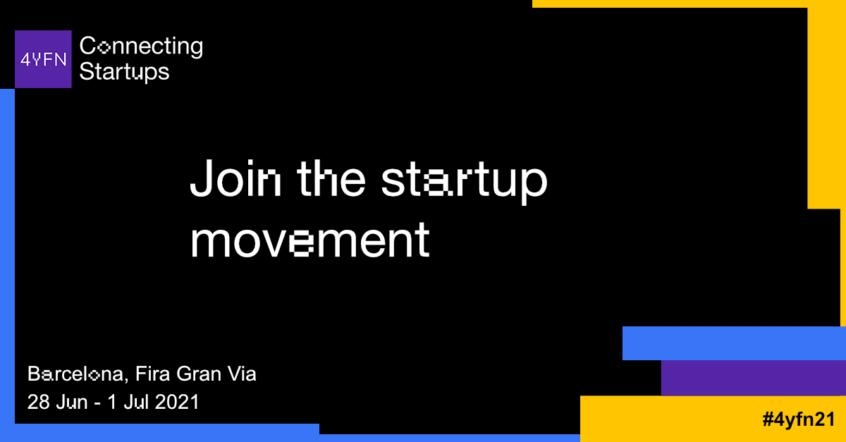 👀 Este año #4YFN21 llega con novedades

➡️Nueva ubicación: Fira Gran Via de #Barcelona

➡️Las #startups de la delegación española de #Spain4YFN21, de la mano de <a href="/redpuntoes/">Red.es</a> e <a href="/ICEX_/">ICEX</a>, representan sectores como #Connectivity, #Health, #IndustryX, ...

👉4yfn.com/programmes/