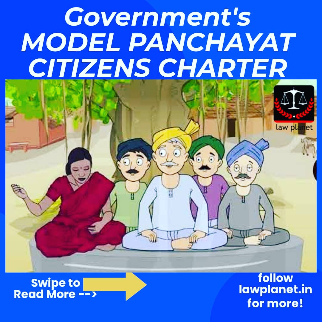 lawplanetindia's tweet photo. 📌 Government's Model Panchayat Citizen Charter. What's your take? ⬇️
.
#government #law #laws #legislation #scheme #pm #modi #supremecourt #supremecourtofindia #lawschool #lawstudent #upsc #legaleducation #sc #governmentofindia #politics #lawyers #legalnews #legalgk https://t.co/f53tsHhVjb