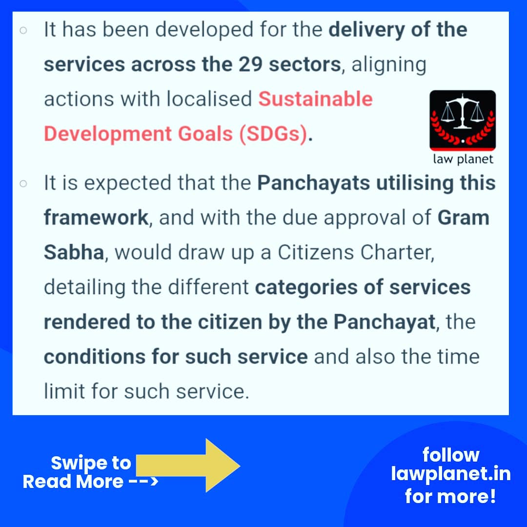 lawplanetindia's tweet photo. 📌 Government's Model Panchayat Citizen Charter. What's your take? ⬇️
.
#government #law #laws #legislation #scheme #pm #modi #supremecourt #supremecourtofindia #lawschool #lawstudent #upsc #legaleducation #sc #governmentofindia #politics #lawyers #legalnews #legalgk https://t.co/f53tsHhVjb