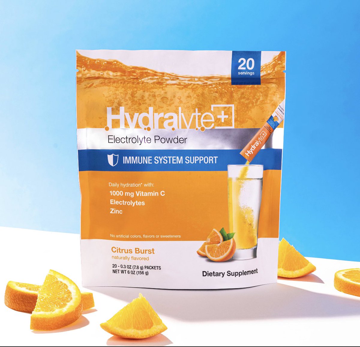 hydralyteUK's tweet photo. Our Citrus Burst Immune System Support is packed with so much Vitamin C it will make your orange juice jealous! 🍊🍊🍊

For more info and to browse our range of products, head to our website https://t.co/WJ2mvm1hOC 
#hydralyte #summertime #stayhydrated #citrusburst #immunesupport https://t.co/qBuK81nTNk