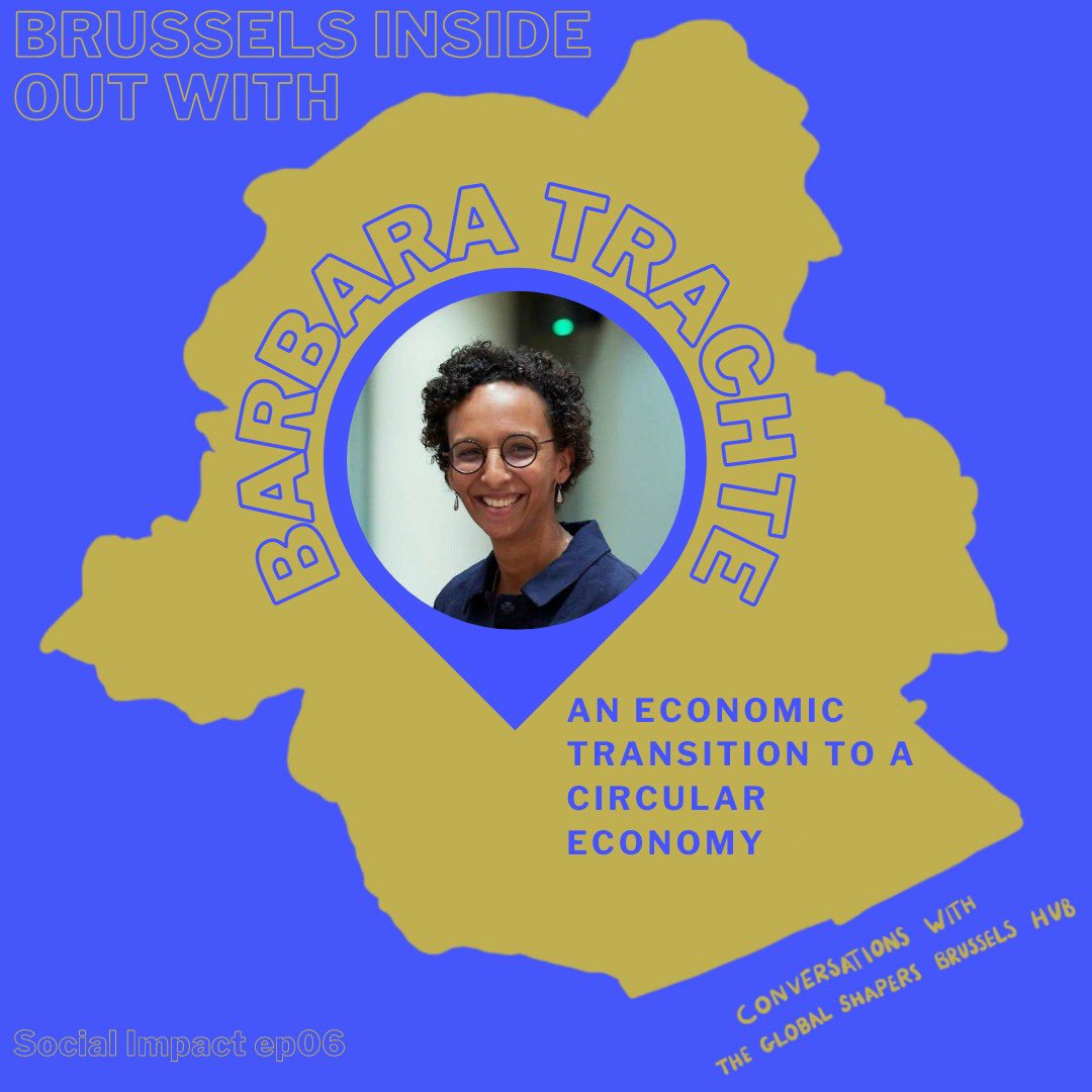 BrusselShapers's tweet photo. Episode 6 of Brussels Inside Out is now available! Barbara Trachte joins us to discuss her plan and perspectives to achieve a circular economy in Brussels by 2050. Listen now, and enjoy 🎧 https://t.co/NGppbyDZ3J https://t.co/cAUM5KZses