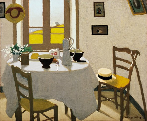 DessinsEnChemin's tweet photo. @lilyinthewind10 💚💛🧡Merci pour la peinture de #MariusBorgeaud. Il a séjourné au #Faouet un temps, au début des années 20, celles du siècle passé.
C'est un peintre subtil etmystérieux comme #Valloton
#leFaouet #lefaouët #Bretagne
image wikipédia https://t.co/d6PCglQdTa
