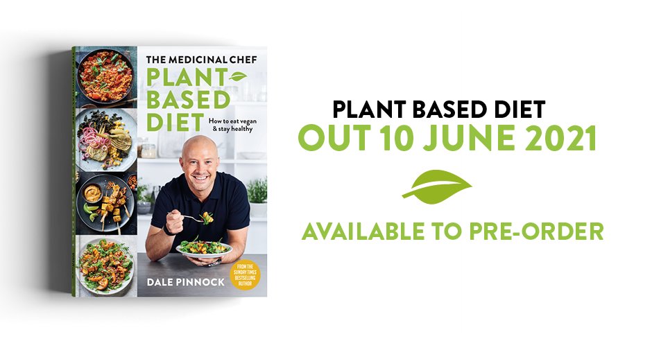 Octopus Publishing (@octopus_books) on Twitter photo From TV's award-winning qualified nutritionist <a href="/dale_pinnock/">Dale Pinnock</a> comes The Medicinal Chef: Plant-based Diet, a cookbook that will transform your thinking and your diet to ensure that you are eating nutritious dishes that will improve your health. Out tomorrow! From TV's award-winning qualified nutritionist <a href="/dale_pinnock/">Dale Pinnock</a> comes The Medicinal Chef: Plant-based Diet, a cookbook that will transform your thinking and your diet to ensure that you are eating nutritious dishes that will improve your health. Out tomorrow!