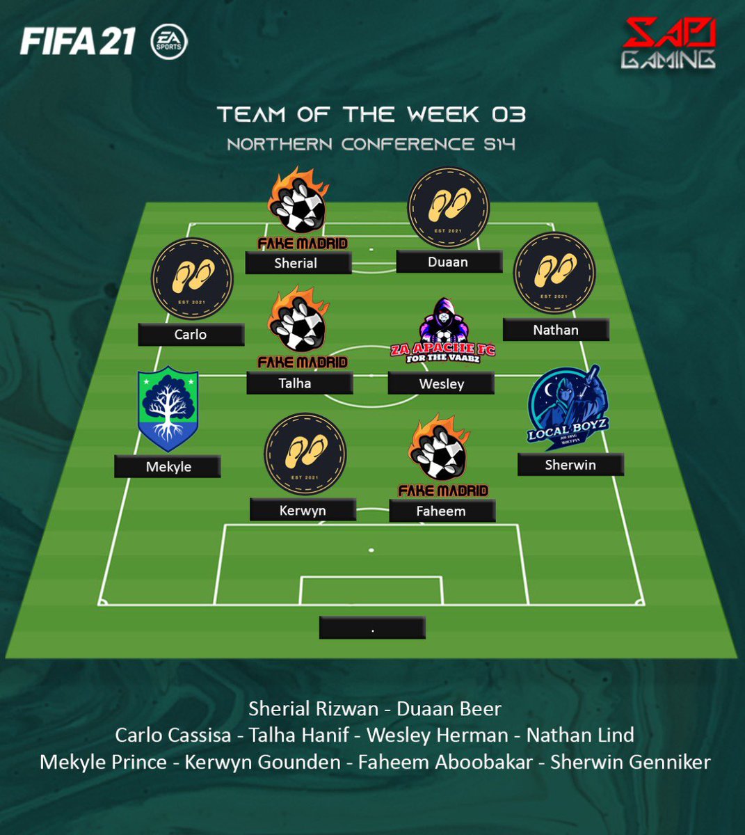 SA Pro Club League tweet media