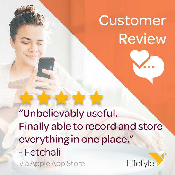 LifefyleLtd's tweet image. Here's what another happy Lifefyle member has to say:
​"Unbelievably useful. Finally able to record and store everything in one place."
​- Fetchali via App Store
​
​#declutteredhome #productivityinbusiness #declutteryourspace #organiseyourhome #declutteryourmind #productivewee