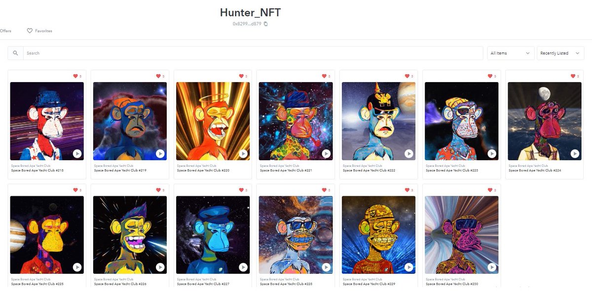 SpaceBoredApe's tweet image. Have you known @Hunter_NFT has 13 Bored Apes? 🙊🙉🙈 

Have you ever known he sent all his great Apes into Space? 🚀🪐🌌

 Yes, now you know!

BAYC community has never ceased to amaze me, so happy and lucky to work with all of you 🥰🥰
Respect! 🙏🙏🙏