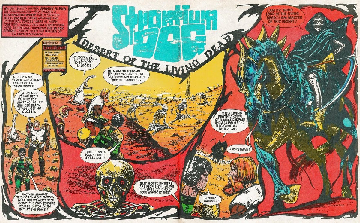 Eagle Comics USA, 1986 Strontium Dog # 3 of 4 Carlos Ezquerra 