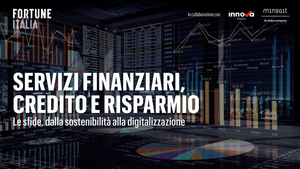 innova_finance's tweet photo. Segui il Forum "Servizi finanziari, credito e risparmio", organizzato da @fortuneitalia con #InnovaFinance e @minsaitbyindra. A breve l'intervento del Direttore Finanziario @PiergioZuffi ➡️ https://t.co/OE0tt97EWe https://t.co/rgHqY1vTTC