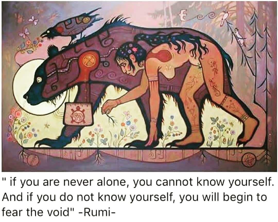 aribaba's tweet photo. "If you are never alone, you cannot know yourself. And if you do not know yourself, you will begin to fear the void."
Rumi
#Rumi #rumiquotes #rumipoetry #selfquotes #selflove #selfcare #FearQuotes https://t.co/Opr5uHt6KE